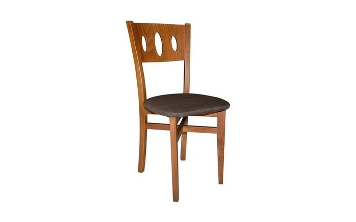 Chair Diaz 1547 cherry zafira with brown seat