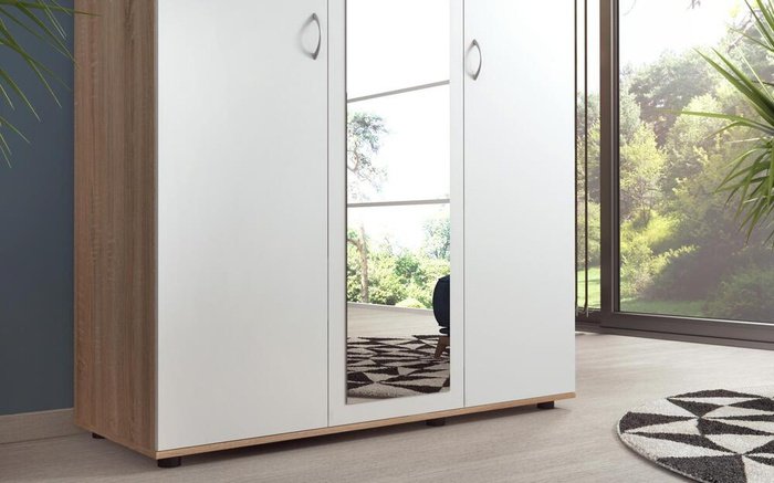 Wardrobe Maximus 8761 sonoma oak + white