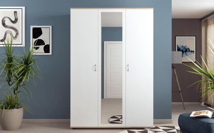 Wardrobe Maximus 8761 sonoma oak + white