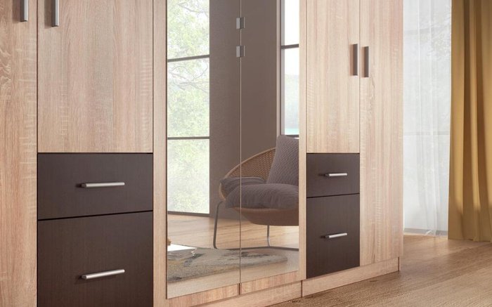Wardrobe Damian 5916 sonoma oak + wenge