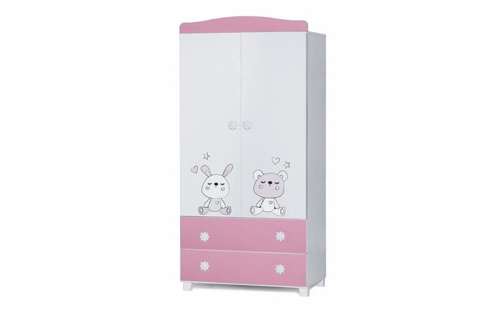 Children's wardrobe Toka 5831 white + blue