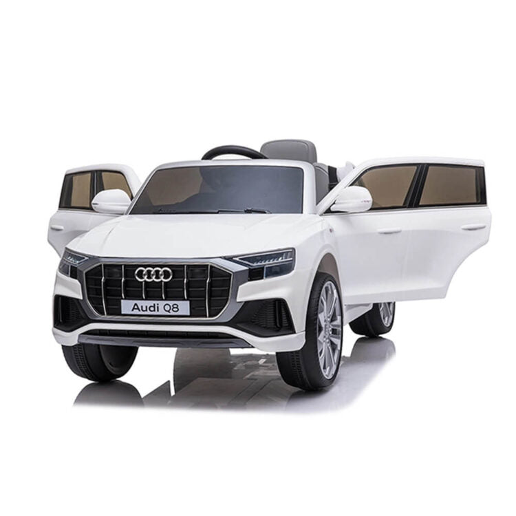 Kids Electric Car Licensed Audi Q8 White 12V