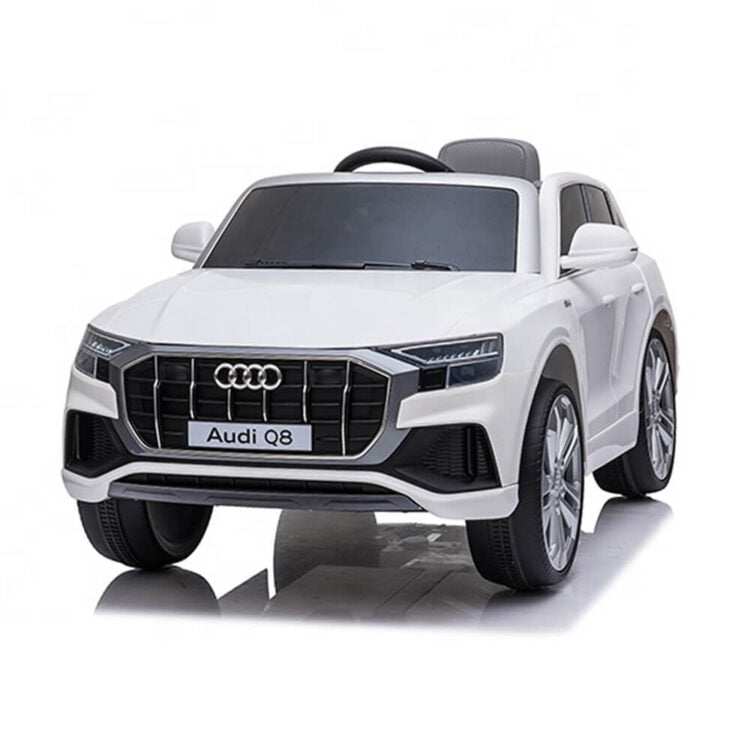 Kids Electric Car Licensed Audi Q8 White 12V