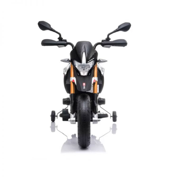Kids Electric Motorcycle Licensed Aprilia Dorsoduro 900 12V in Black - Red Color