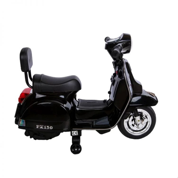 Kids Electric Vespa Licensed PX150 6V Black