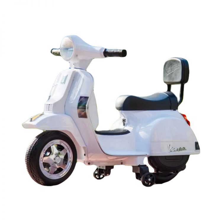 Kids Electric Vespa Licensed PX150 6V White