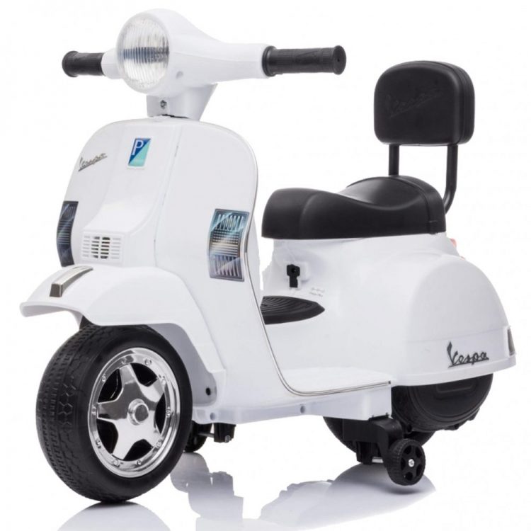 Kids Electric Vespa Licensed PX150 6V White