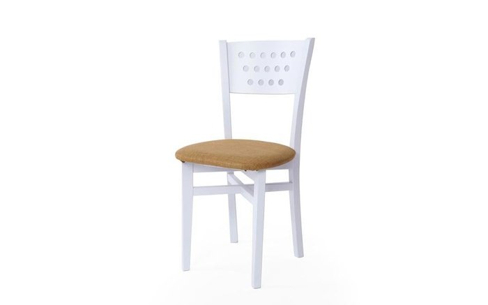 Chair Basir 1111 cherry zafira with brown seat
