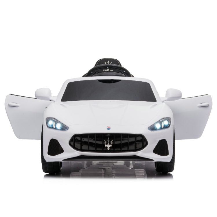 Kid Electric Car Licensed Maserati Gran Turismo 12V White 75302-WH
