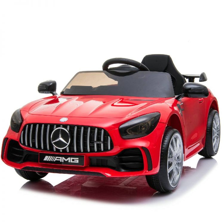 Kids Electric Car Licensed Mercedes-Benz GTR AMG Red 12V