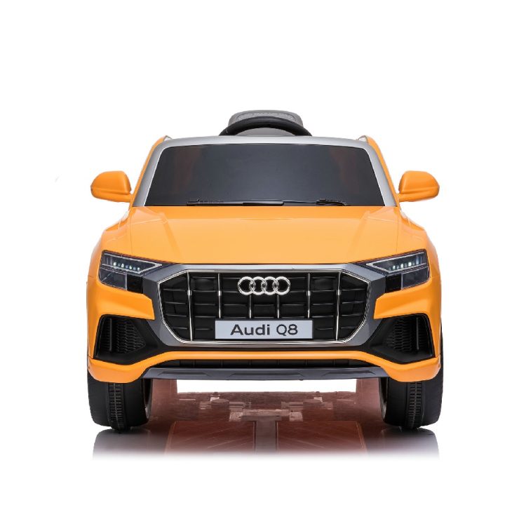 Kids Electric Car Licensed Audi Q8 Orange 12V