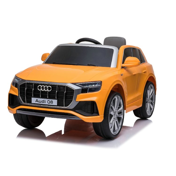 Kids Electric Car Licensed Audi Q8 Orange 12V