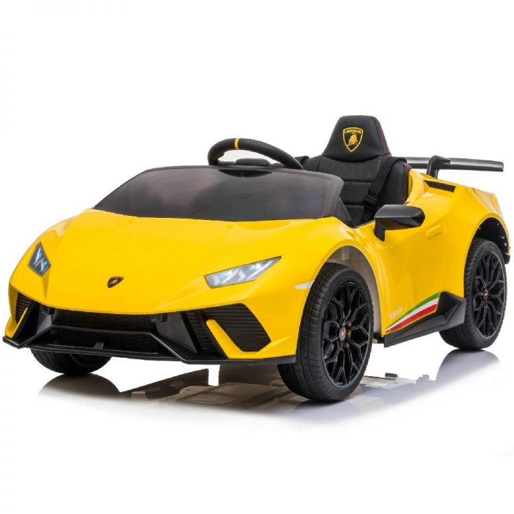 Kids Electric Car Lamborghini Huracan 12V Yellow