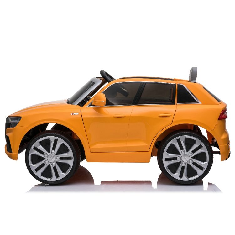 Kids Electric Car Licensed Audi Q8 Orange 12V