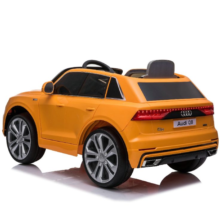 Kids Electric Car Licensed Audi Q8 Orange 12V