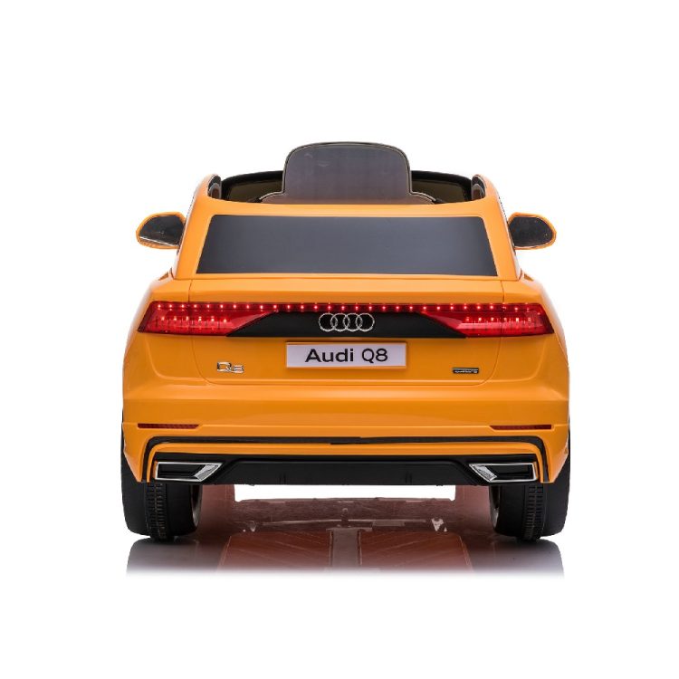 Kids Electric Car Licensed Audi Q8 Orange 12V
