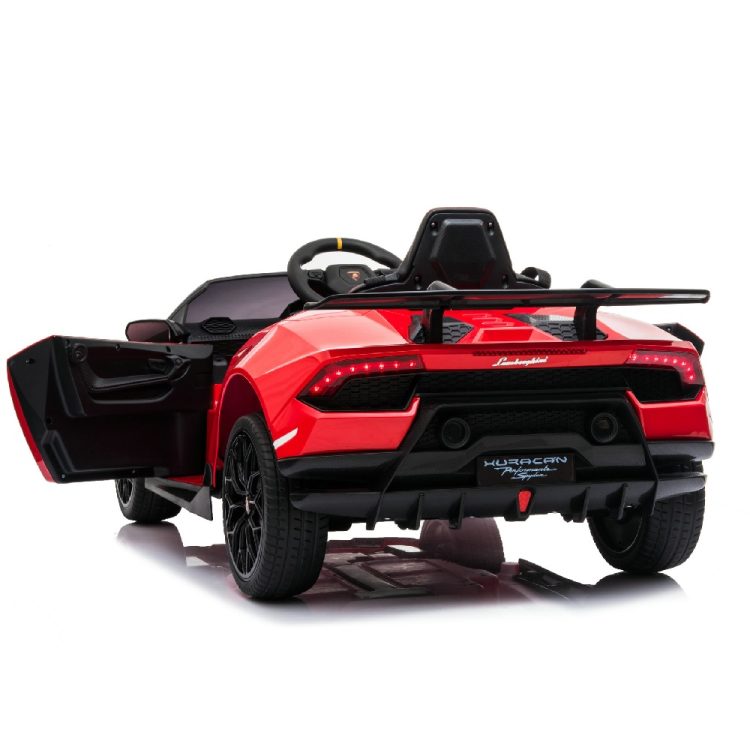 Kids Electric Car Lamborghini Huracan Licensed original with MP3 and remote control 12V Red