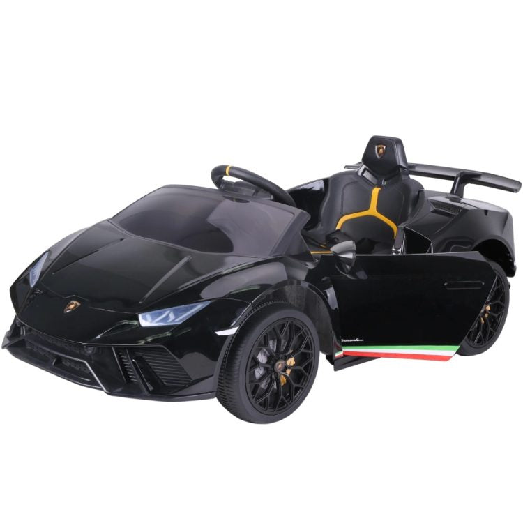 Kids Electric Car Lamborghini Huracan Licensed original with MP3 and remote control 12V Black