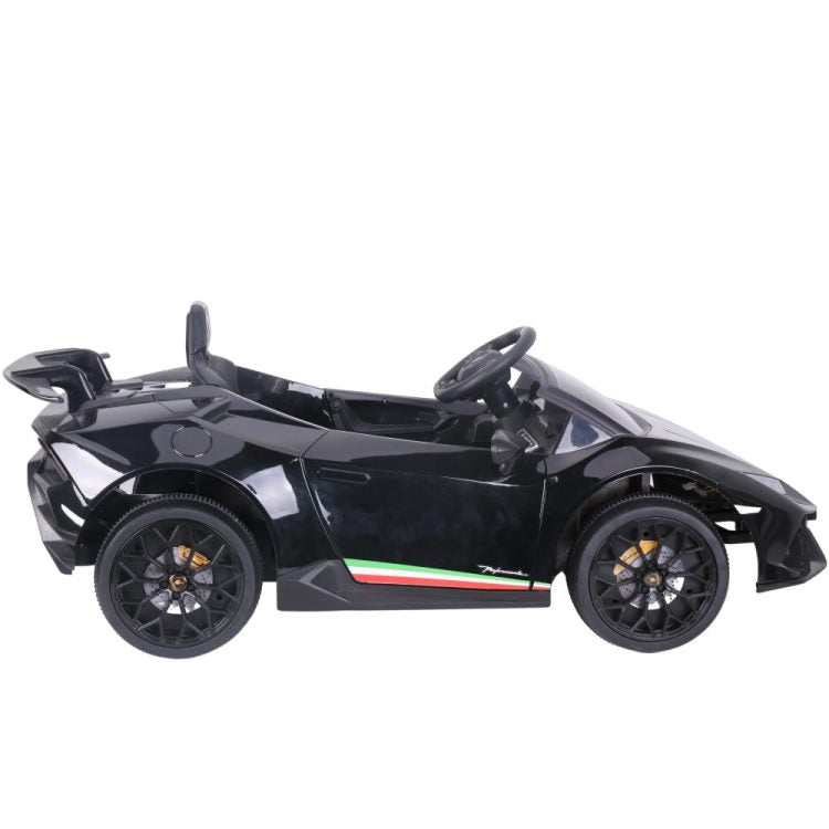 Kids Electric Car Lamborghini Huracan Licensed original with MP3 and remote control 12V Black