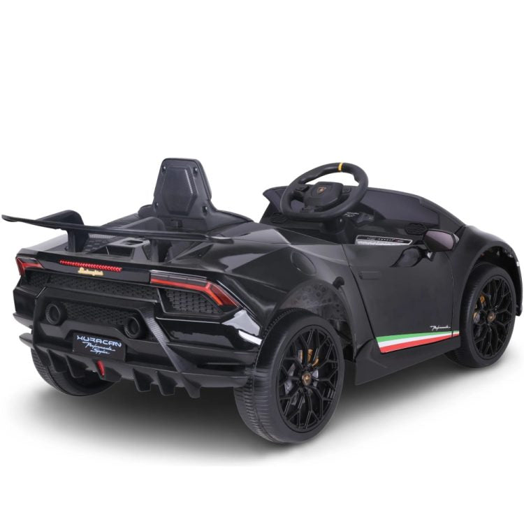 Kids Electric Car Lamborghini Huracan Licensed original with MP3 and remote control 12V Black