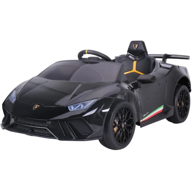 Kids Electric Car Lamborghini Huracan Licensed original with MP3 and remote control 12V Black