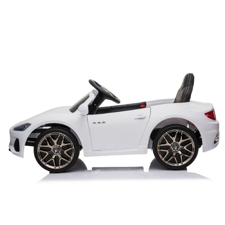 Kid Electric Car Licensed Maserati Gran Turismo 12V White 75302-WH