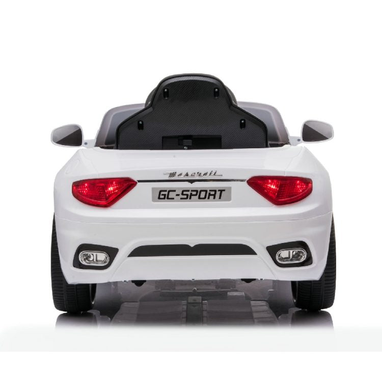 Kid Electric Car Licensed Maserati Gran Turismo 12V White 75302-WH