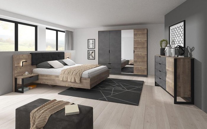 Wardrobe Castle 8567 oak sand + matera