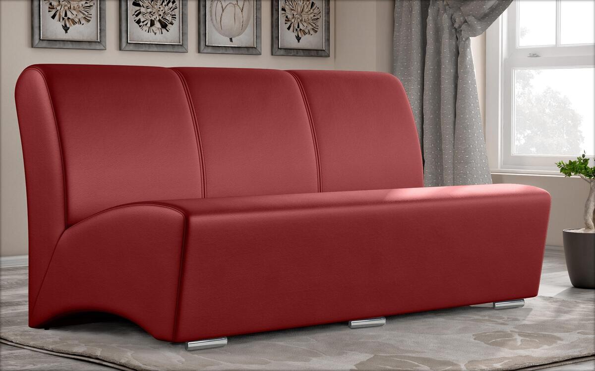 Three-seater sofa Arthur 3843 red