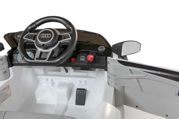 Kids Electric Car Licensed Audi TT RS 12V White 801198-W