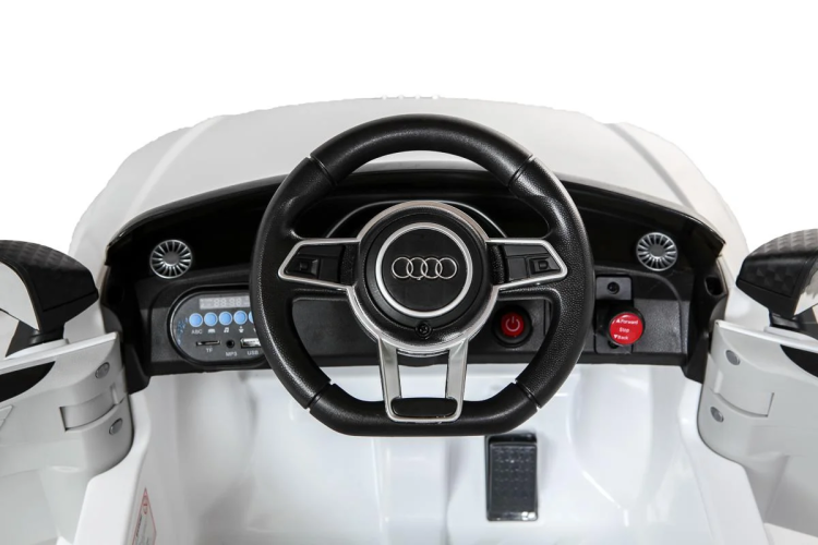 Kids Electric Car Licensed Audi TT RS 12V White 801198-W