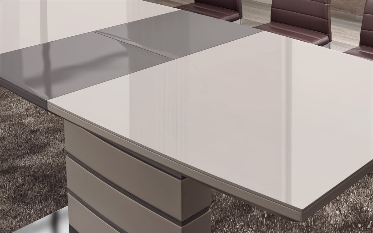 Extendable table Malang 3739 light beige + cappuccino