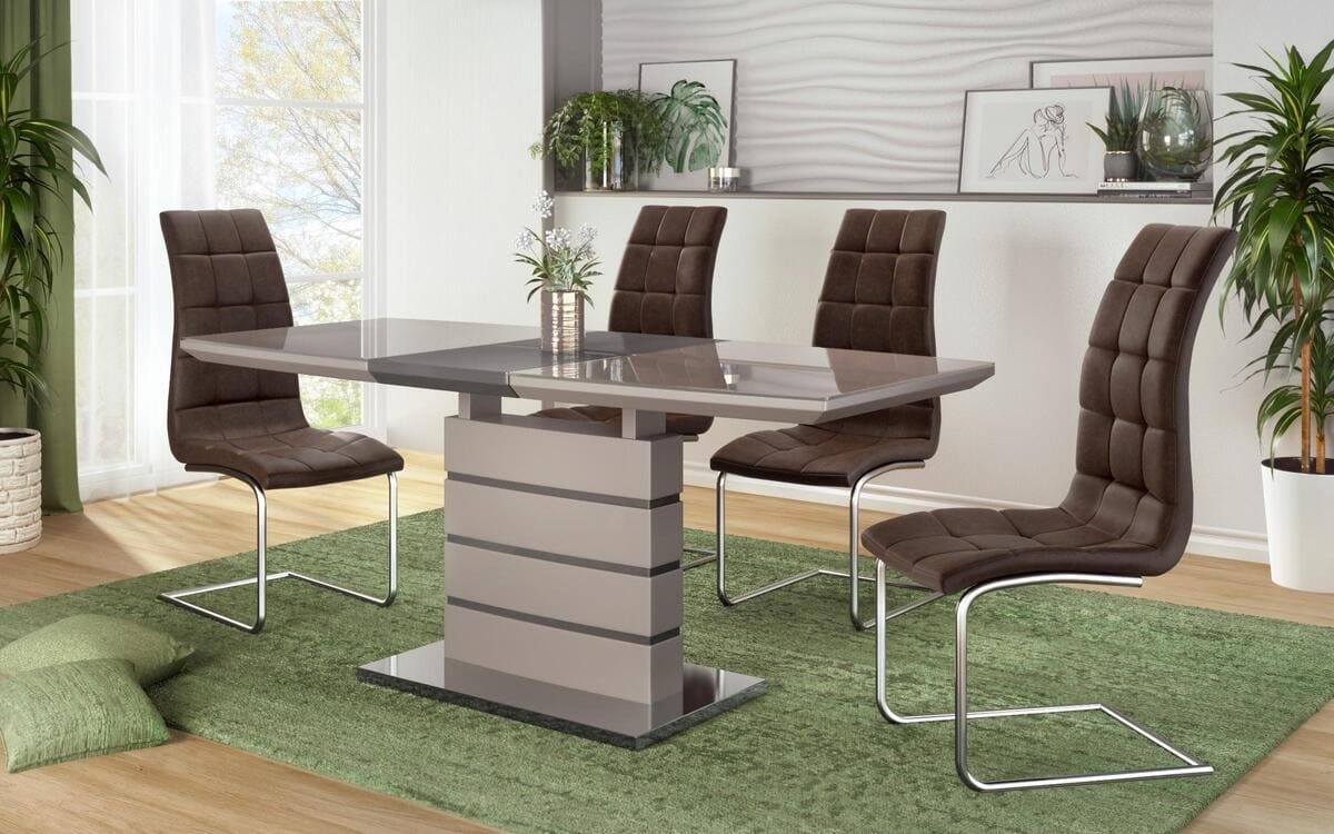 Extendable table Malang 3739 light beige + cappuccino