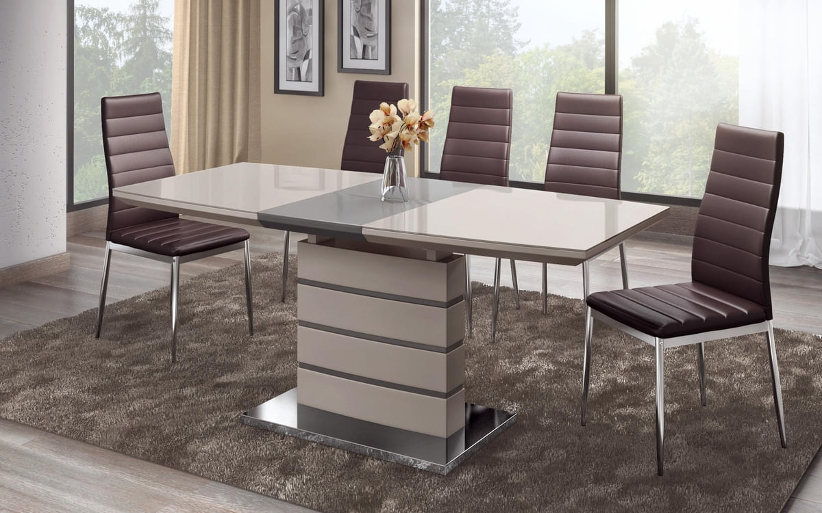 Extendable table Malang 3739 light beige + cappuccino