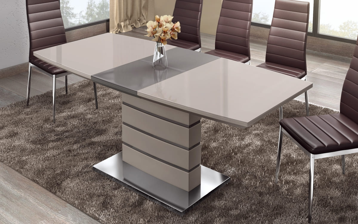 Extendable table Malang 3739 light beige + cappuccino