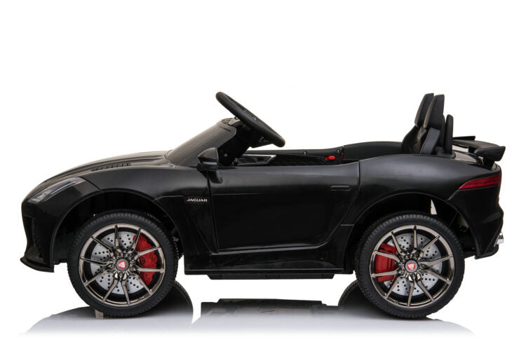 Kids Electric Car Licensed Jaguar F-TYPE SVR Black 12V JAN-5388-BL