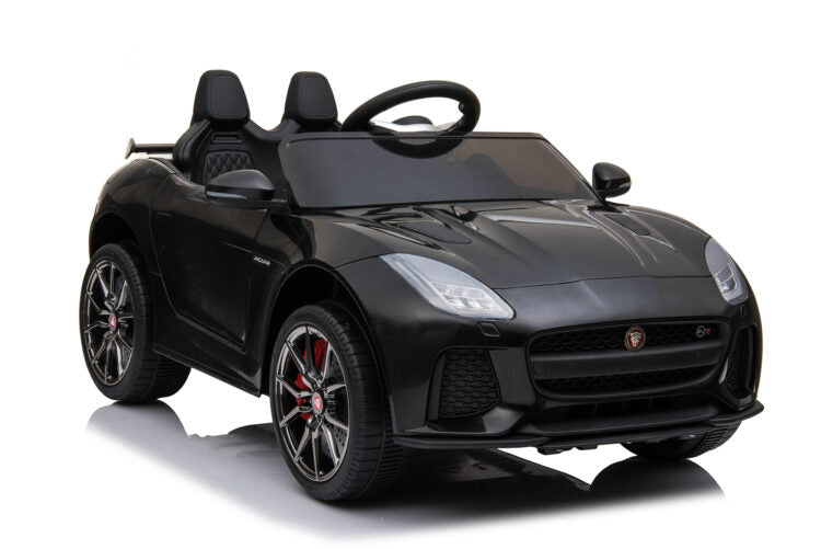 Kids Electric Car Licensed Jaguar F-TYPE SVR Black 12V JAN-5388-BL