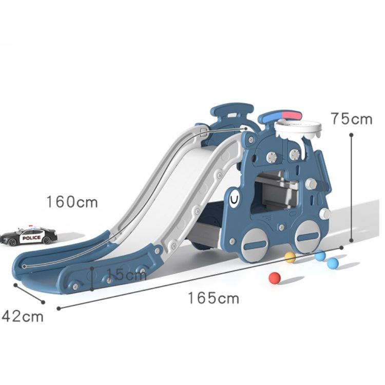 Plastic Slide Police Blue JC01-BLU