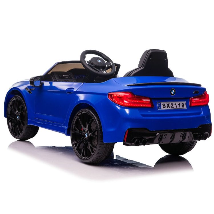 Kids Electric Car Licensed BMW M5 12V Blue 232118-BLU