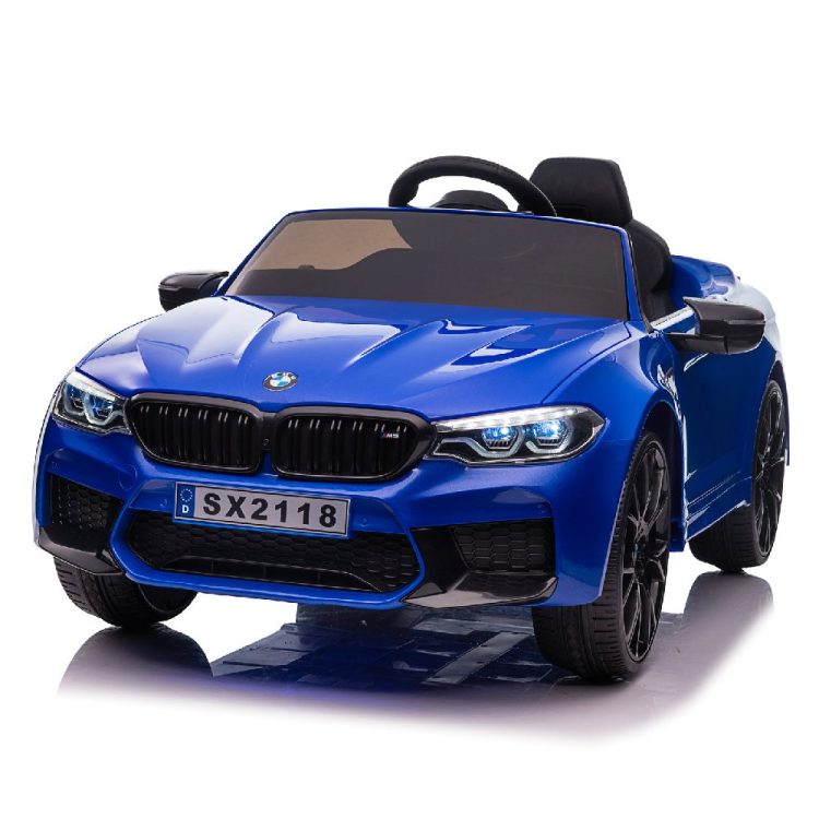 Kids Electric Car Licensed BMW M5 12V Blue 232118-BLU