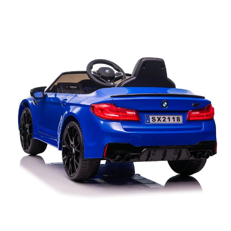 Kids Electric Car Licensed BMW M5 12V Blue 232118-BLU