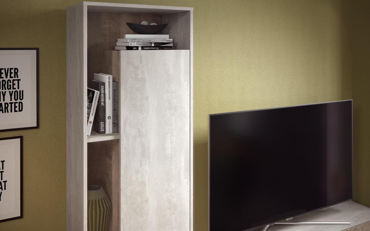 Composition furniture Breeze 5340 beton + colonial oak