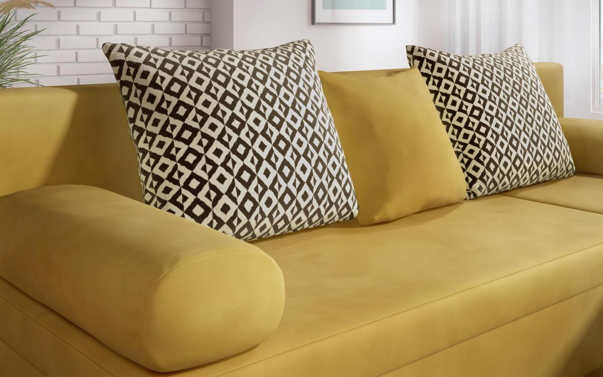 Corner sofa Daniel M 2420 yellow