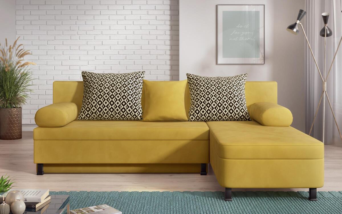 Corner sofa Daniel M 2420 yellow