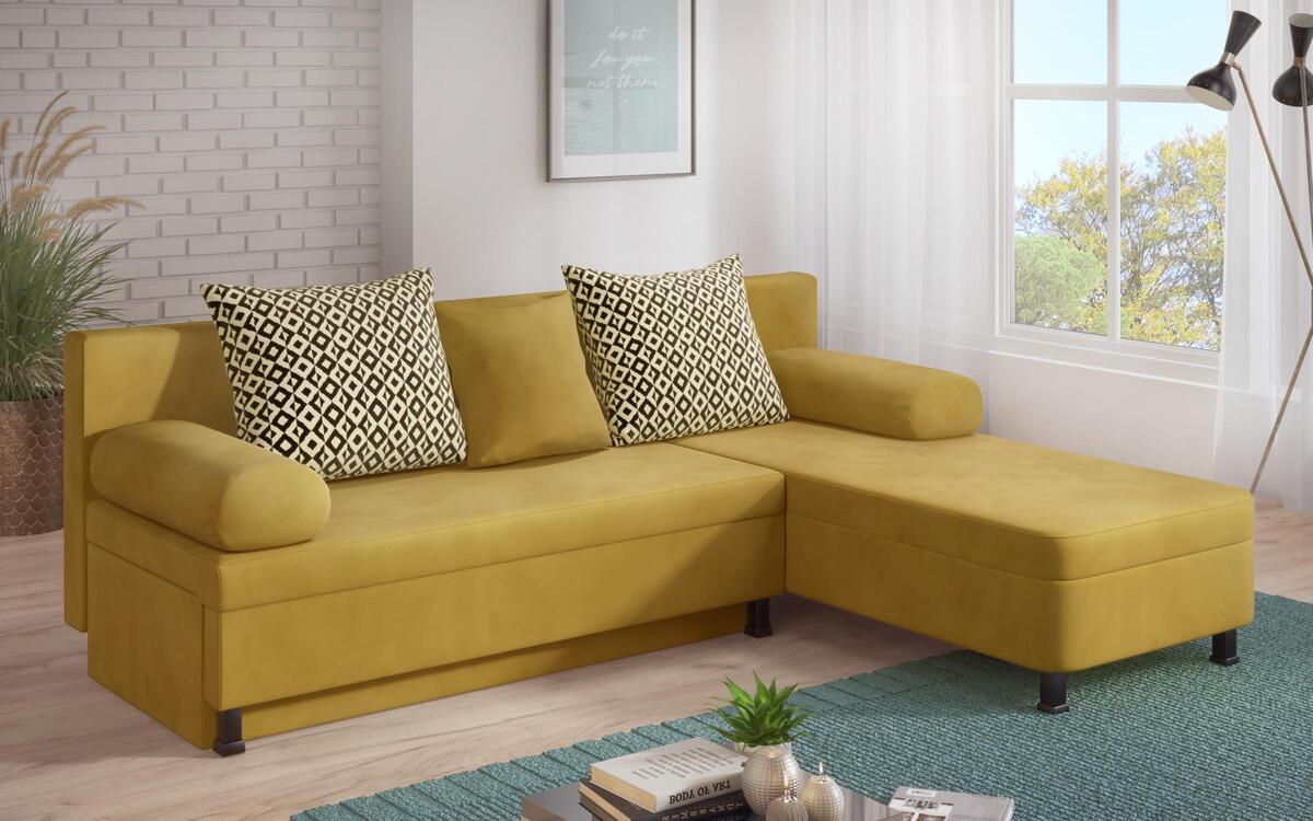 Corner sofa Daniel M 2420 yellow