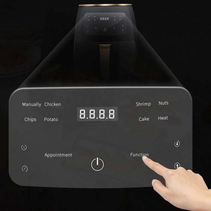 Air Fryer with removable container and touch screen 5L