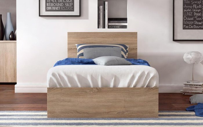 Single bed Drit 90x200 sonoma oak