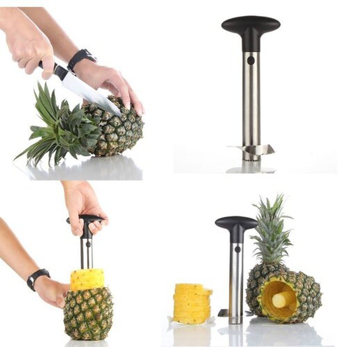 Molly stainless steel pineapple peeler
