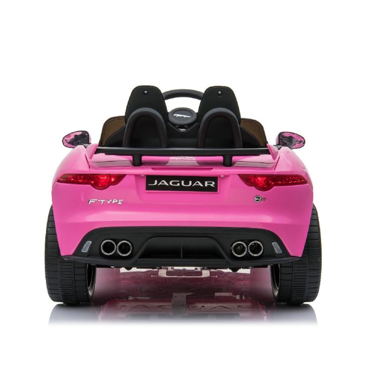Kids Electric Car Licensed Jaguar F-TYPE SVR Pink 12V