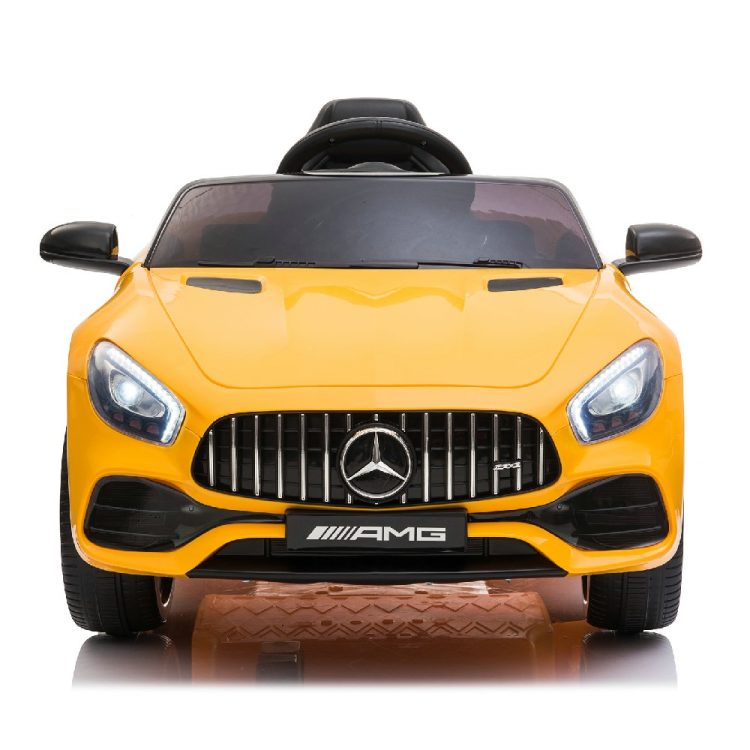 Kids Electric Car Licensed Mercedes-Benz AMG GT Orange 12V